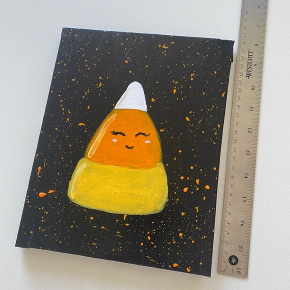 Candy Corn Canvas Art - Picture 2 of 4